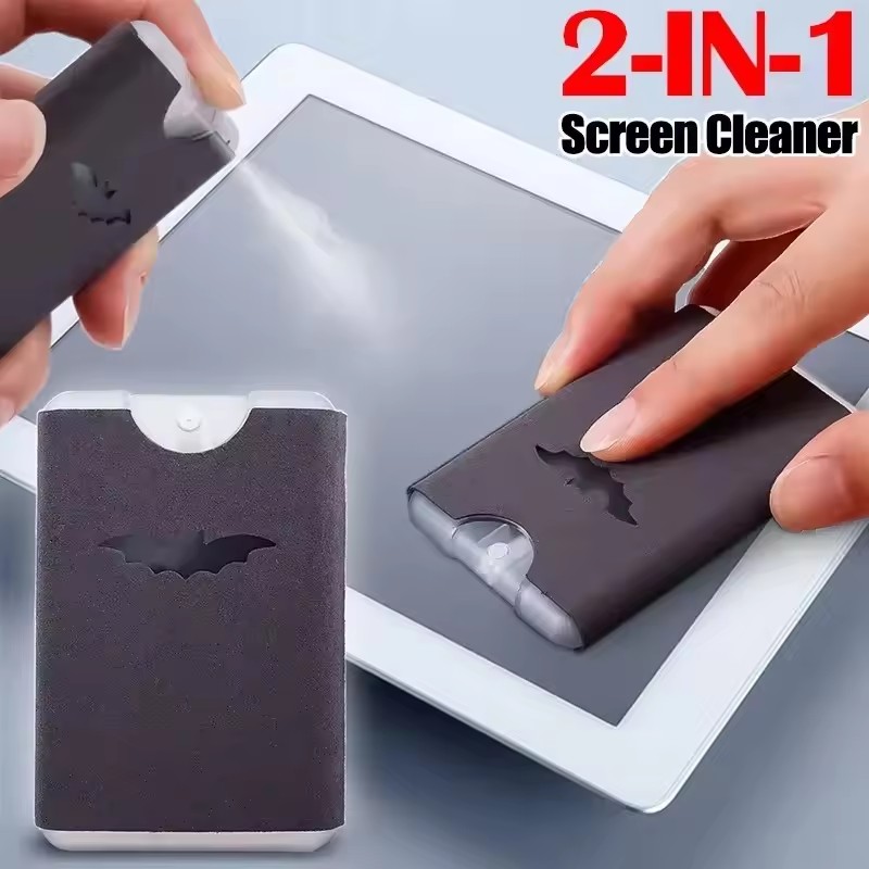 Screen Cleaner Spray - 2'si 1 Arada Mikrofiber Ekran Temizleyici