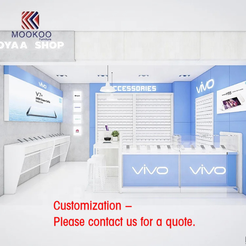 Phone Accessories Design Shop - Özel Tasarım Cep Telefonu Kiosk Tezgahı,