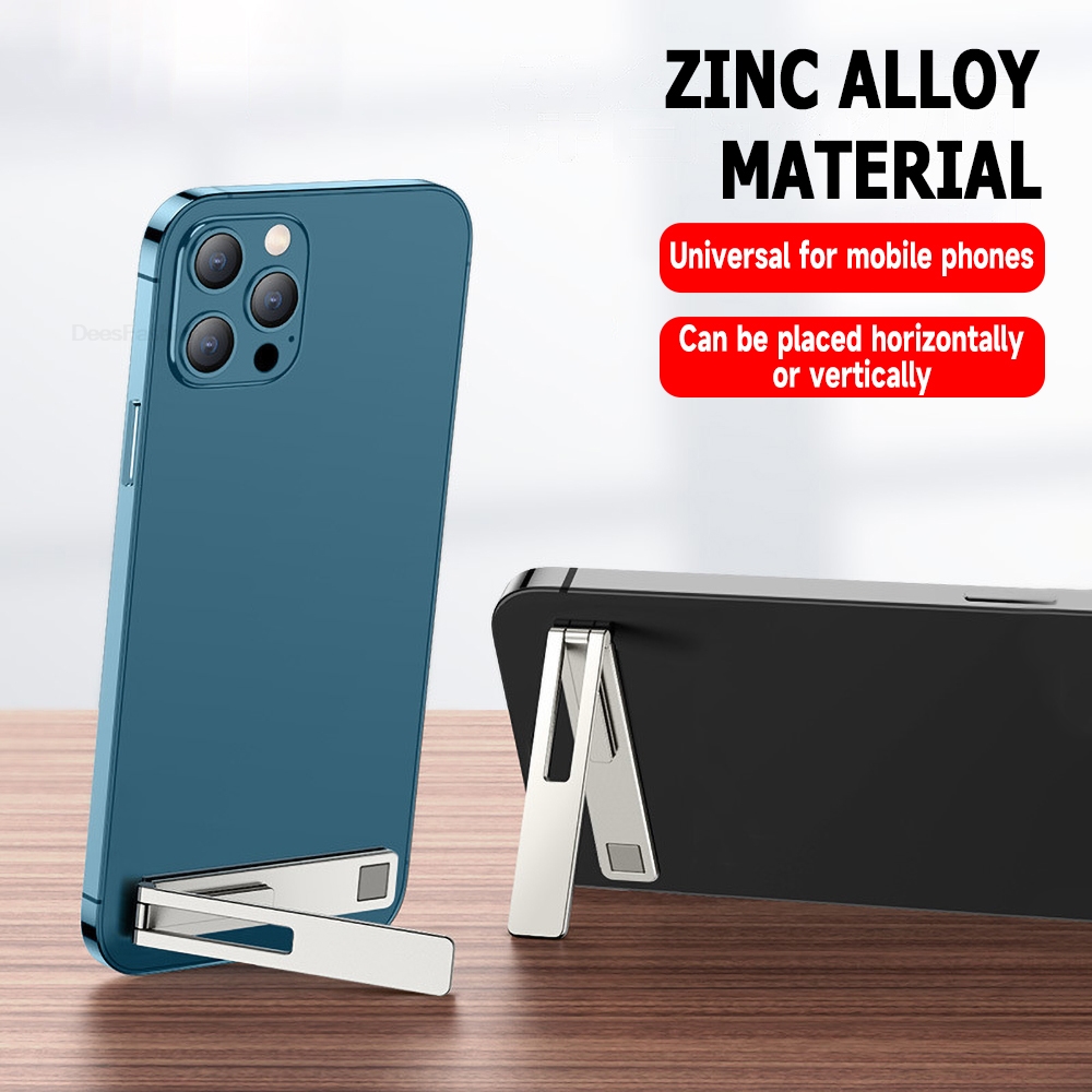 Desk Phone Stand - Metal Çelik Katlanabilir Telefon Tutucu Evrensel
