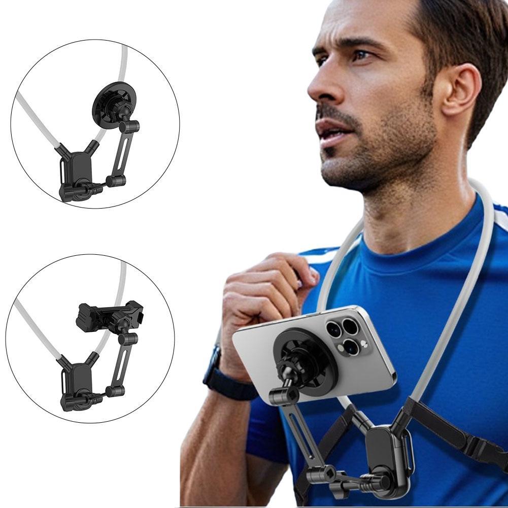 Neck Hanging Phone Holder - Boyun Askılı Telefon Tutucu Taşınabilir Eller