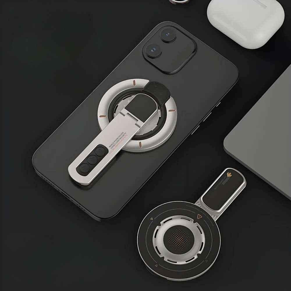 Desk Phone Stand - Çift Taraflı Manyetik Telefon Tutucu, 360