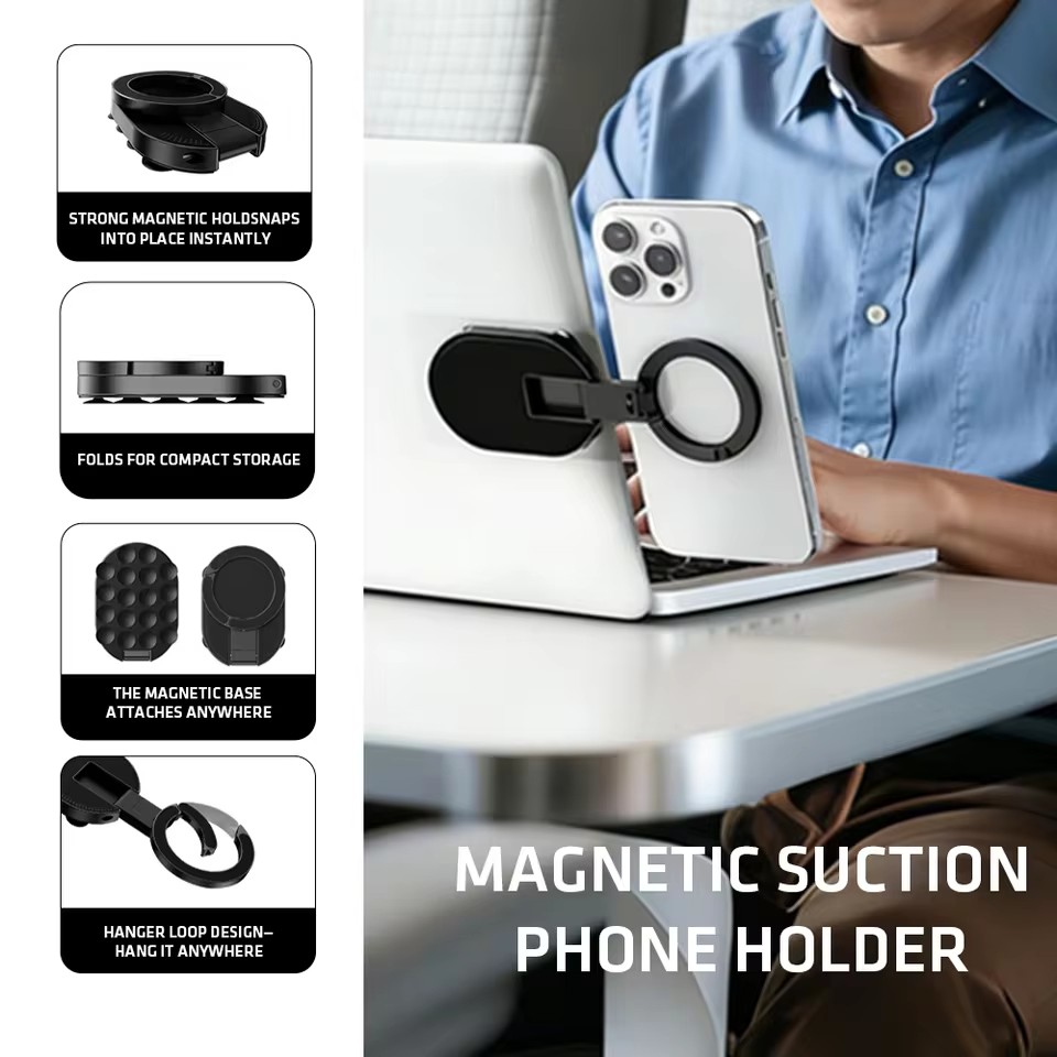 Phone Accessories Are - MA39 Manyetik Katlanabilir Telefon Standı Evrensel