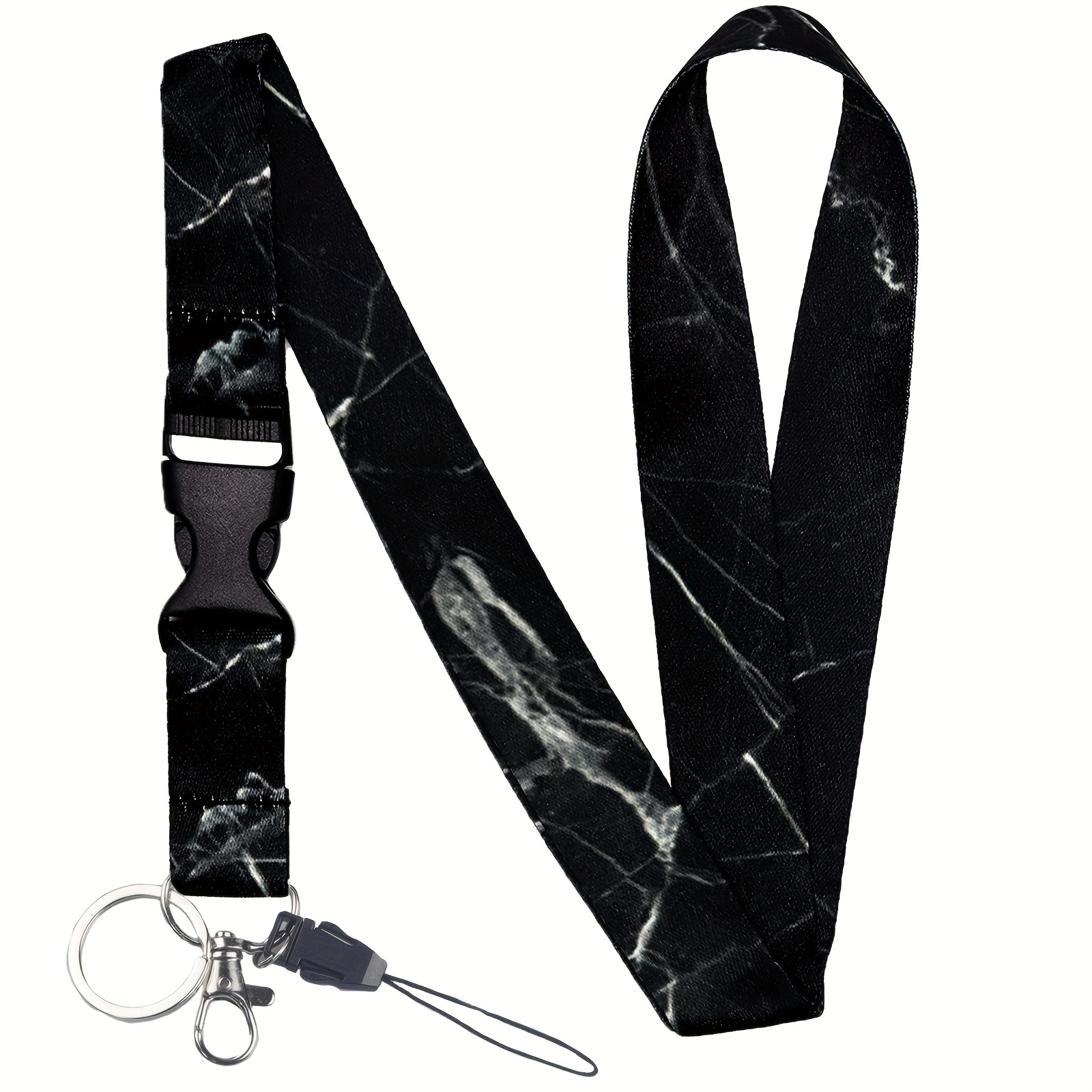 Neck Hanging Phone Holder - Cep Telefonu Askısı Modası Siyah Mermer