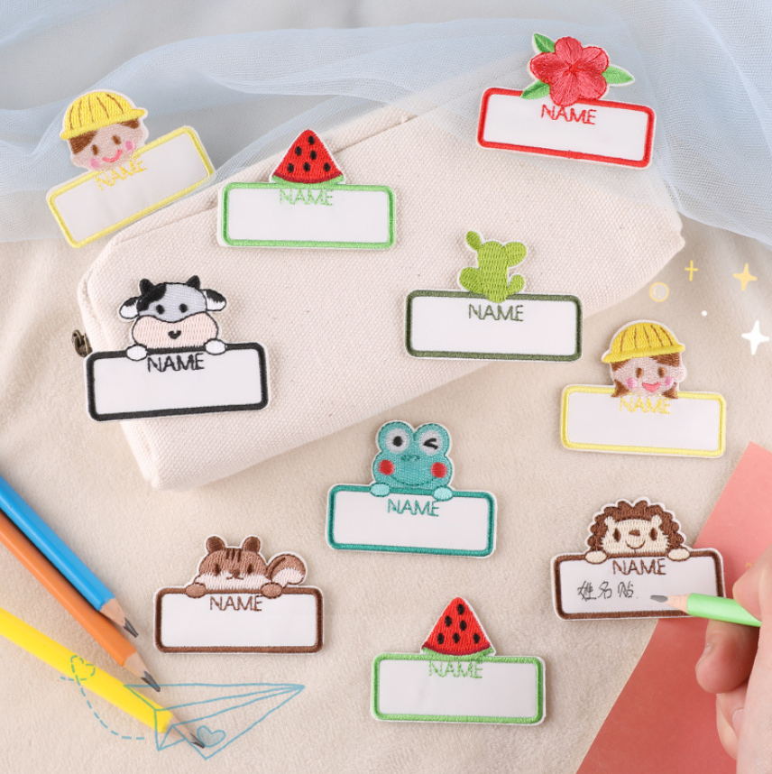 Phone Accessories And Names - 10 adet isim rozetleri nakış yamaları