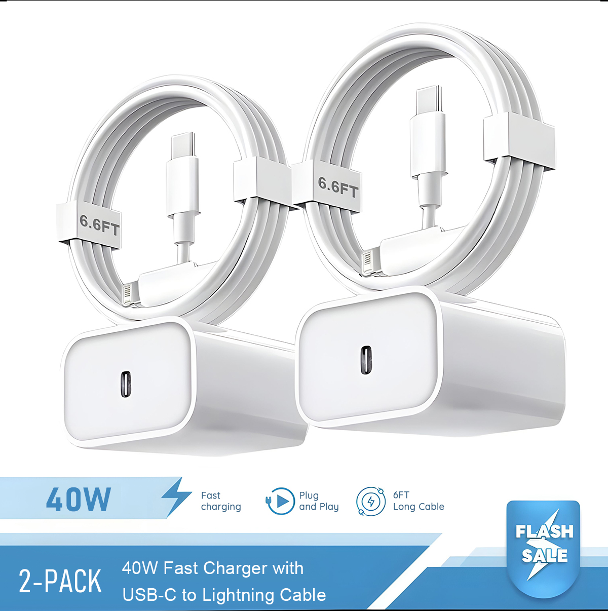 Phone Accessories Nothing - 2-4 Set 40W Hızlı Şarj Cihazı