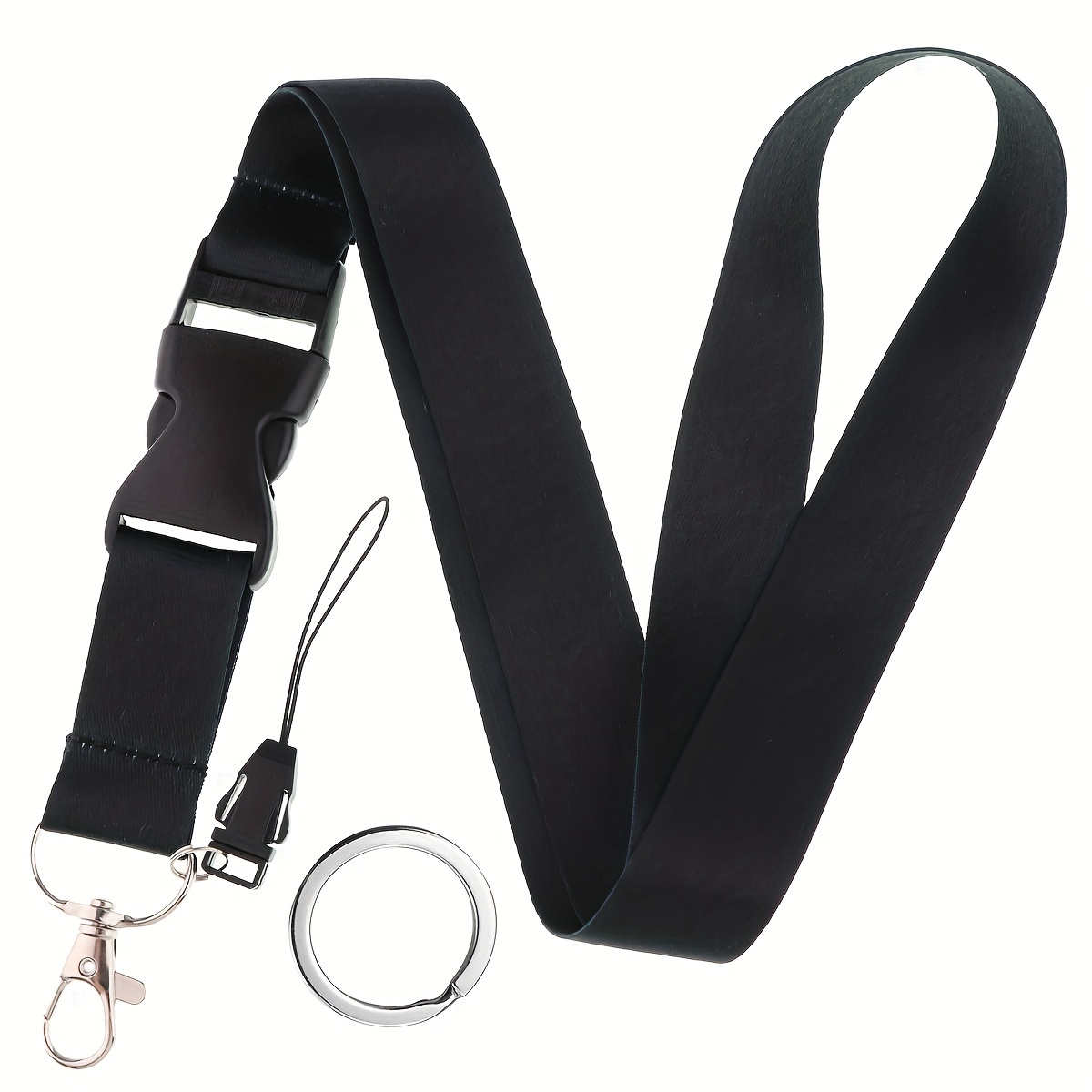Neck Hanging Phone Holder - Cep telefonu kordon moda siyah boyun