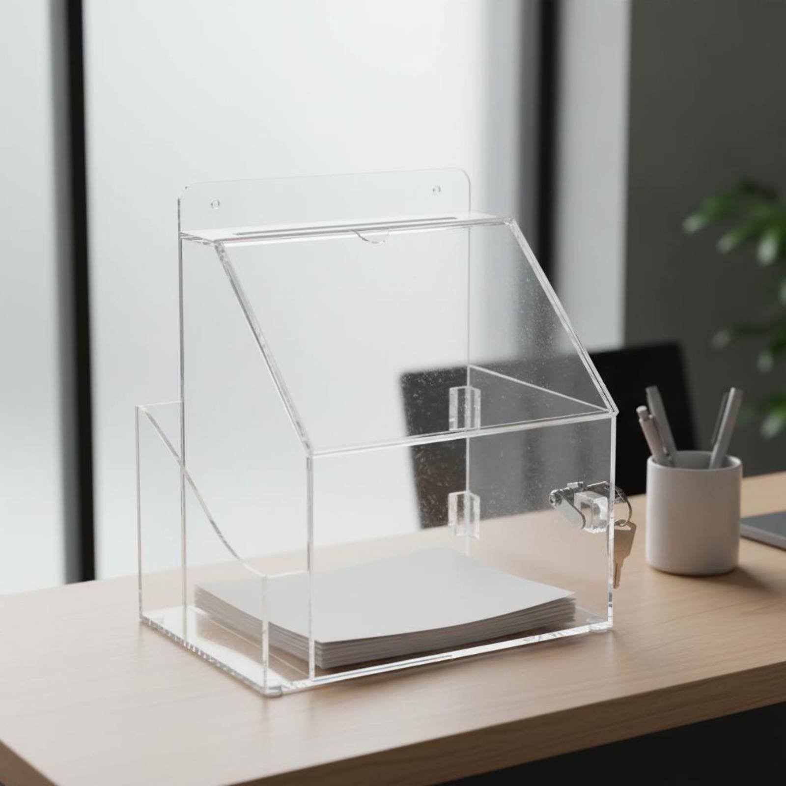 Kilidi Olan Akrilik Bağış Kutu - Phone Accessories Company incelemesi ve fiyatı