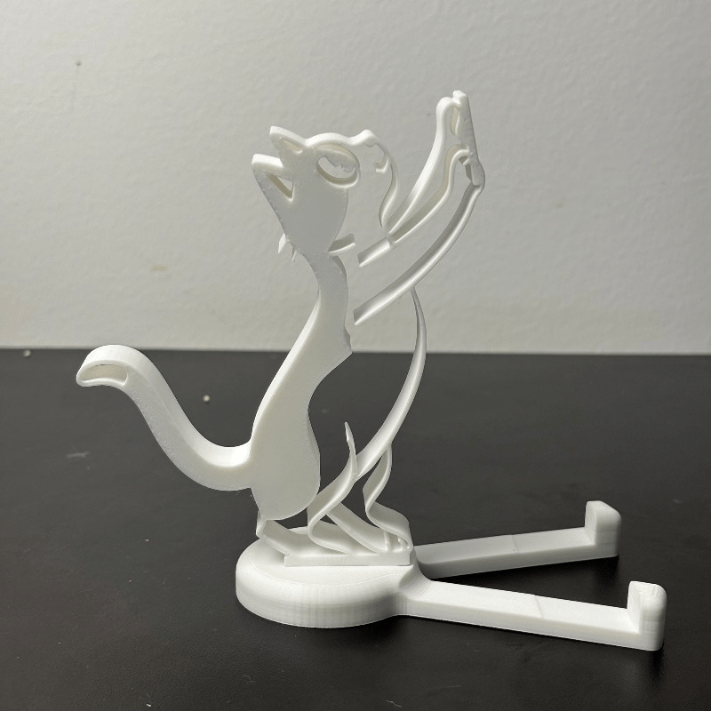 Soyut Oyuk Çizgili Kedi Telefo - Desk Phone Stand incelemesi ve fiyatı