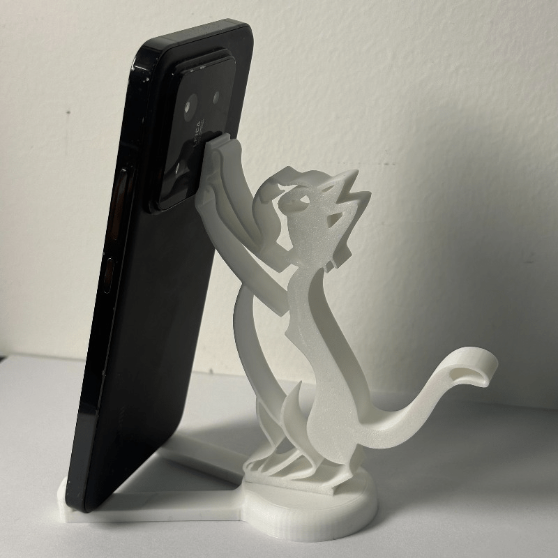 Soyut Oyuk Çizgili Kedi Telefo - Desk Phone Stand incelemesi ve fiyatı