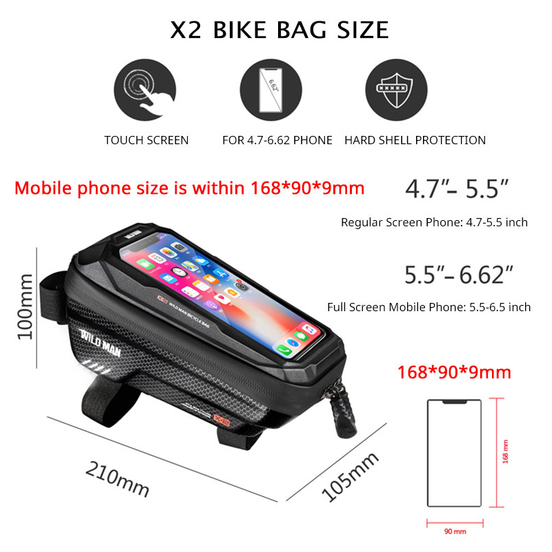 Vahşi adam bisiklet çantası ön - Youtube Phone Accessories incelemesi ve fiyatı