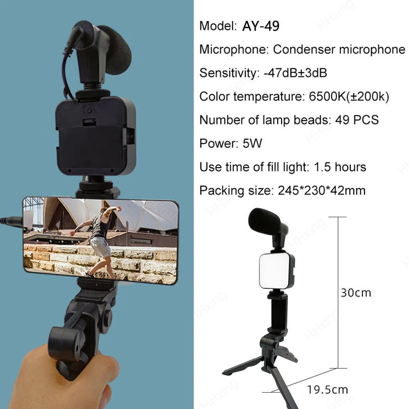 Akıllı Telefon Vlog Kiti Tripo - Youtube Phone Accessories incelemesi ve fiyatı