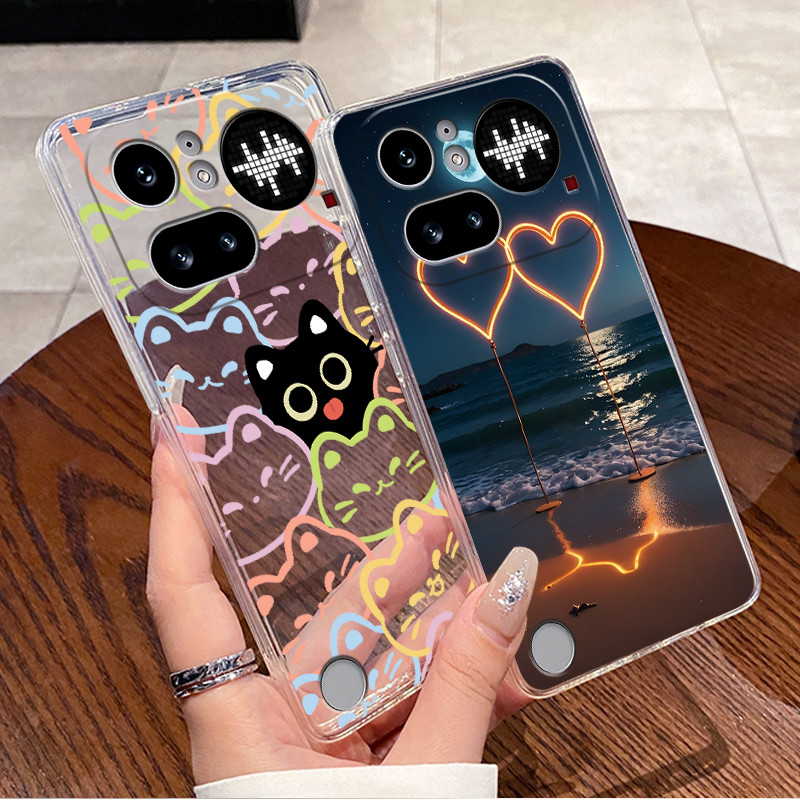 Zarif Trendy Siyah Aşk Desenli - Phone Accessories Nothing incelemesi ve fiyatı