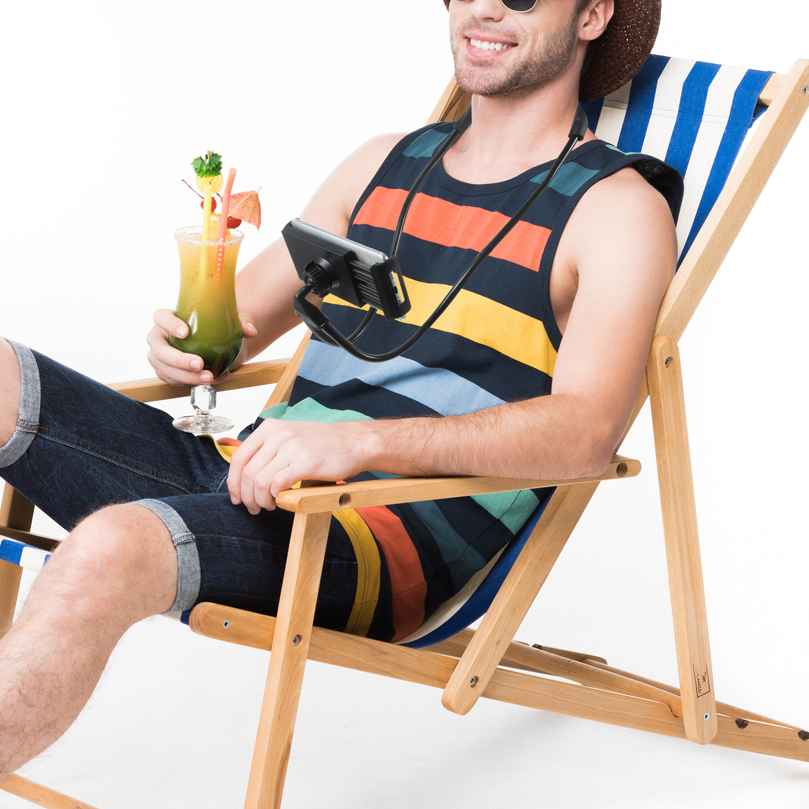 Siyah Asılı Boyun Telefon Tutu - Neck Hanging Phone Holder incelemesi ve fiyatı