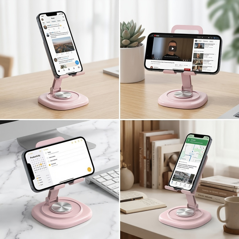 Macaron Masaüstü Metal Döner T - Desk Phone Stand incelemesi ve fiyatı